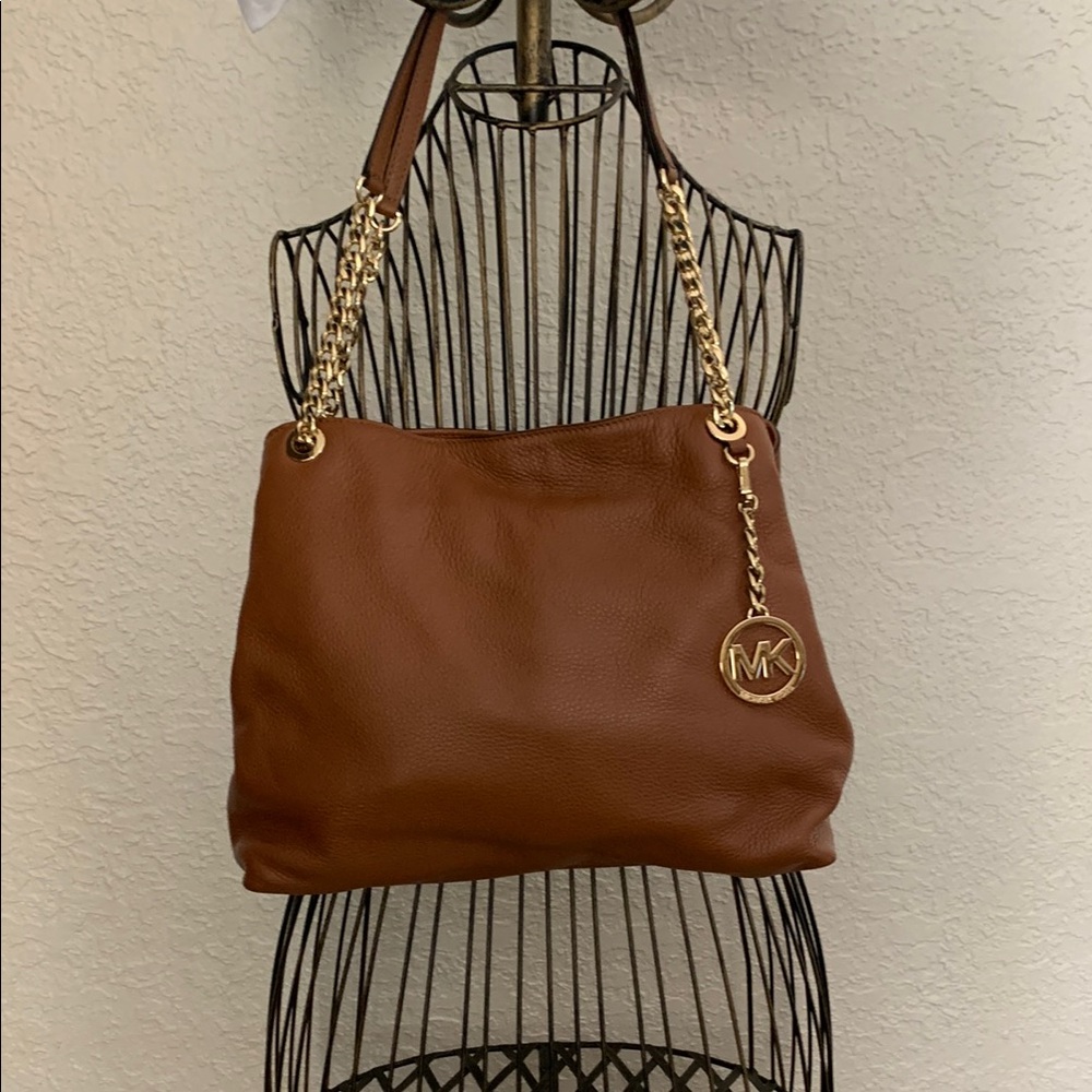 💥💥MICHAEL KORS  Brown Leather Shoulder Bag